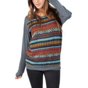 Krochet Kids Maya Tribal Sweater Crew Sweatshirt